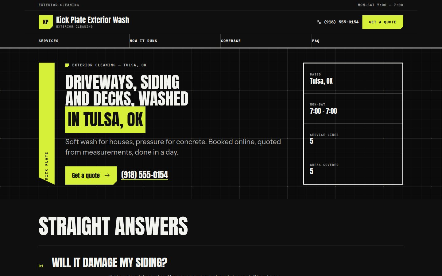 Concept homepage in the High Energy Local family