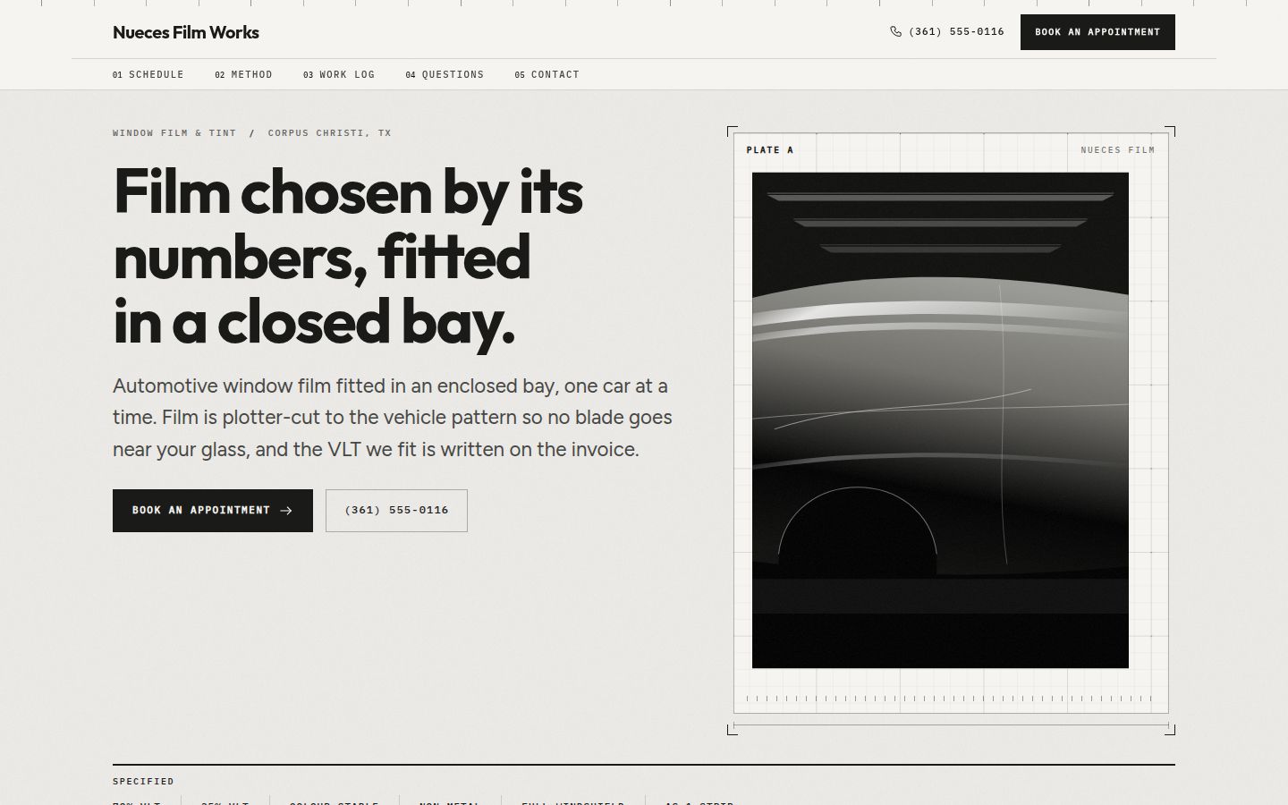 Concept homepage in the Technical Workshop family