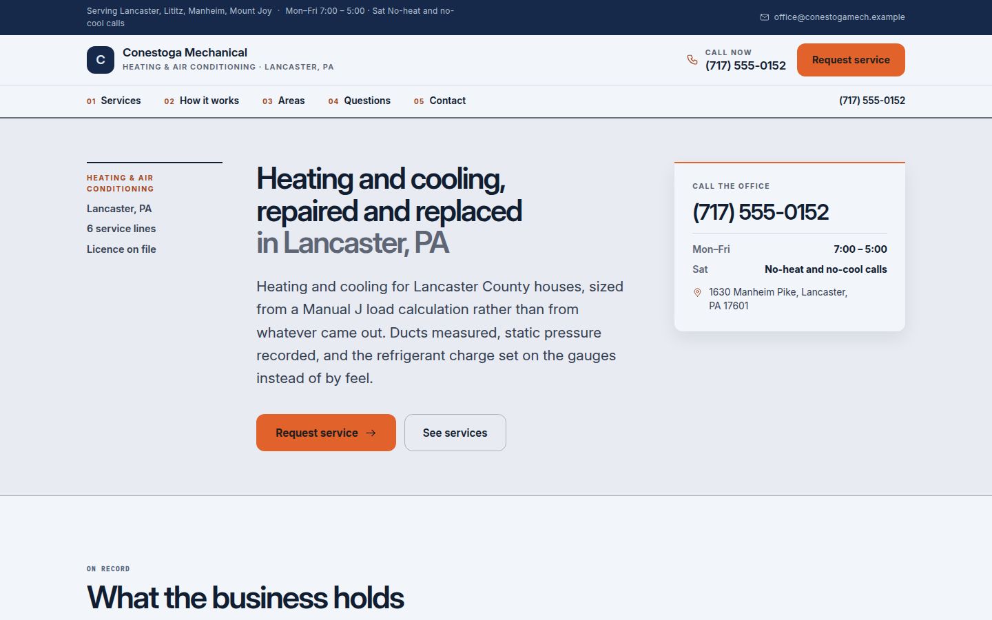 Concept homepage in the Trusted Home Service family